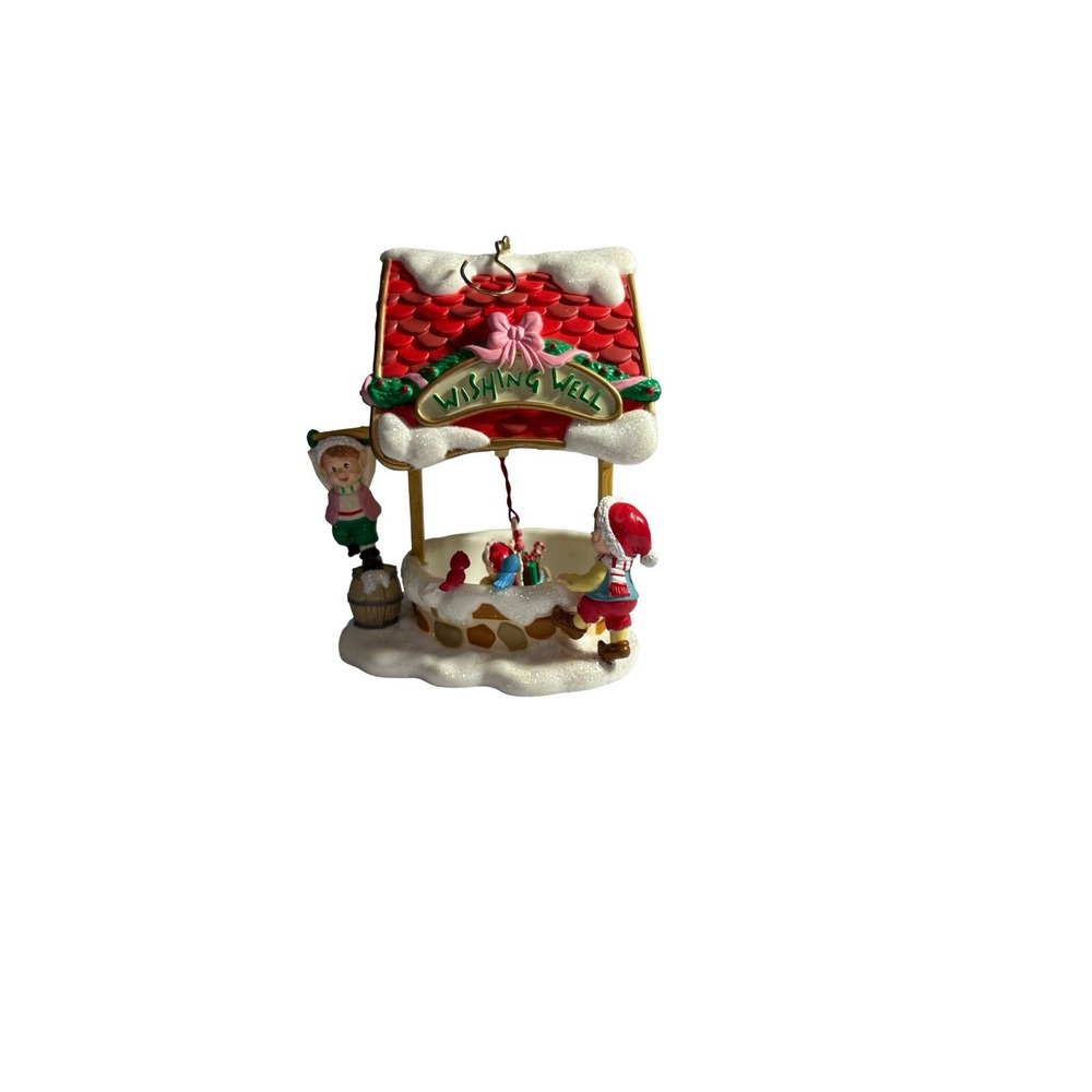 Mistletoe Magic Solar‎ Motion Ornament WISHING WELL 9603887 VTG 1995